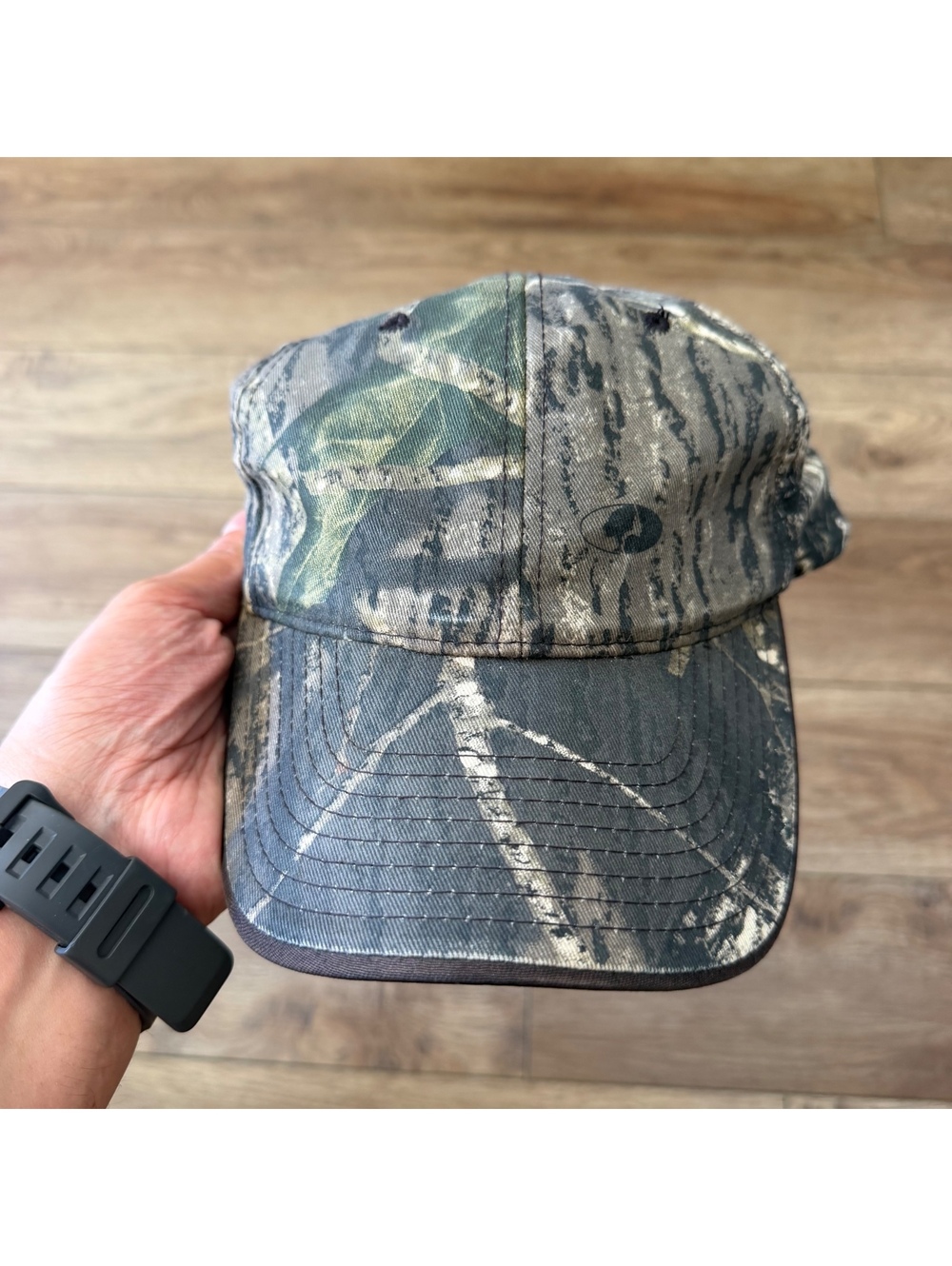 Vintage Mossy Oak Camo Hat Signatures Snapback Cap OSFM